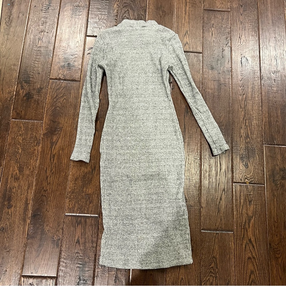 Lulus Sweater Grey Dress